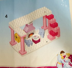 Lego 6154 Duplo Disney Princess Cinderella's Castle 121 Pcs  NO BOX READ