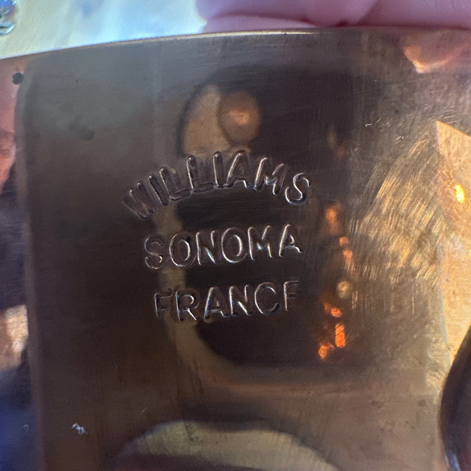 Williams-Sonoma Copper Tarte Pan Stainless Lined With Handles Made In France
Opens in a new window o