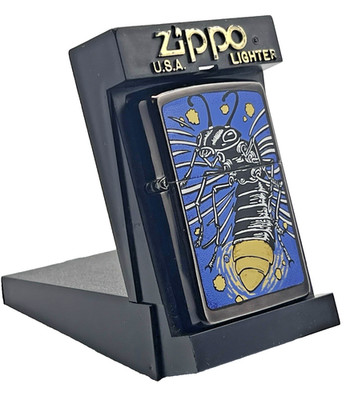 Brandneu 1993 Zippo Feuerzeug BARRETT SMYTHE selten HINTERHOF INSEKTEN GLÜHWÜRMCHEN Design