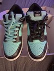 Nike SB Dunk Low Skate Shoes Turquoise/Black Size 7.5 D w/ Box Mismatch Laces — photo 5