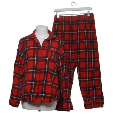 Primark, Pyjama, Größe: 42/44, Baumwolle, Rot/Schwarz/Weiß, Karo, Flanell #EBV