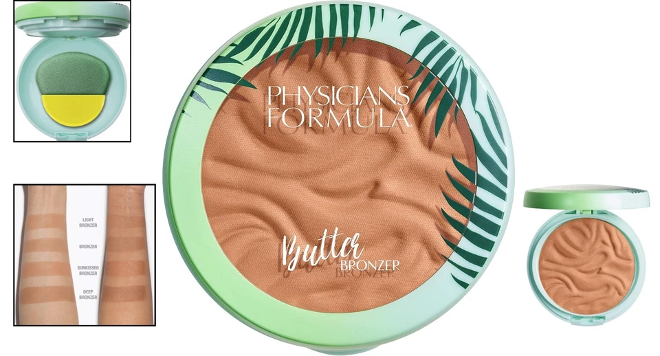 Buildable Murumuru Butter Bronzer - Radiant Tropical Glow, Mirror & Applicator - Image 2 of 4