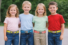 Kids/Teen Canvas Web Toddler Girls Boys Belts Star Design one size fits all
