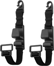 2-Pack Headrest Hooks for Car Universal Interior Auto Vehicle Back Front Seat Ha