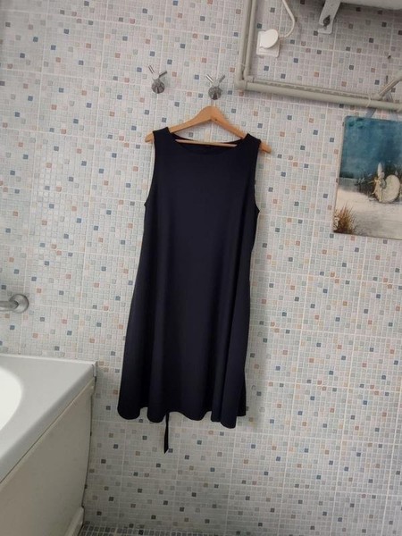 Women COS Dress Navy Knit 40 / L / 48