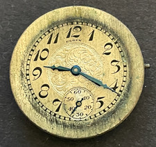 Antique 1927 Elgin Grade 428 Watch Movement Parts/Repair Art Deco 6/0s 15j USA