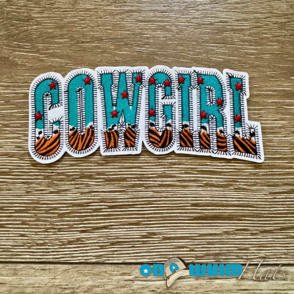 Cowgirl Iron-On Patch