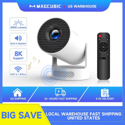 Mini Projector WiFi Bluetooth 720P HD Smart Home Theater Portable