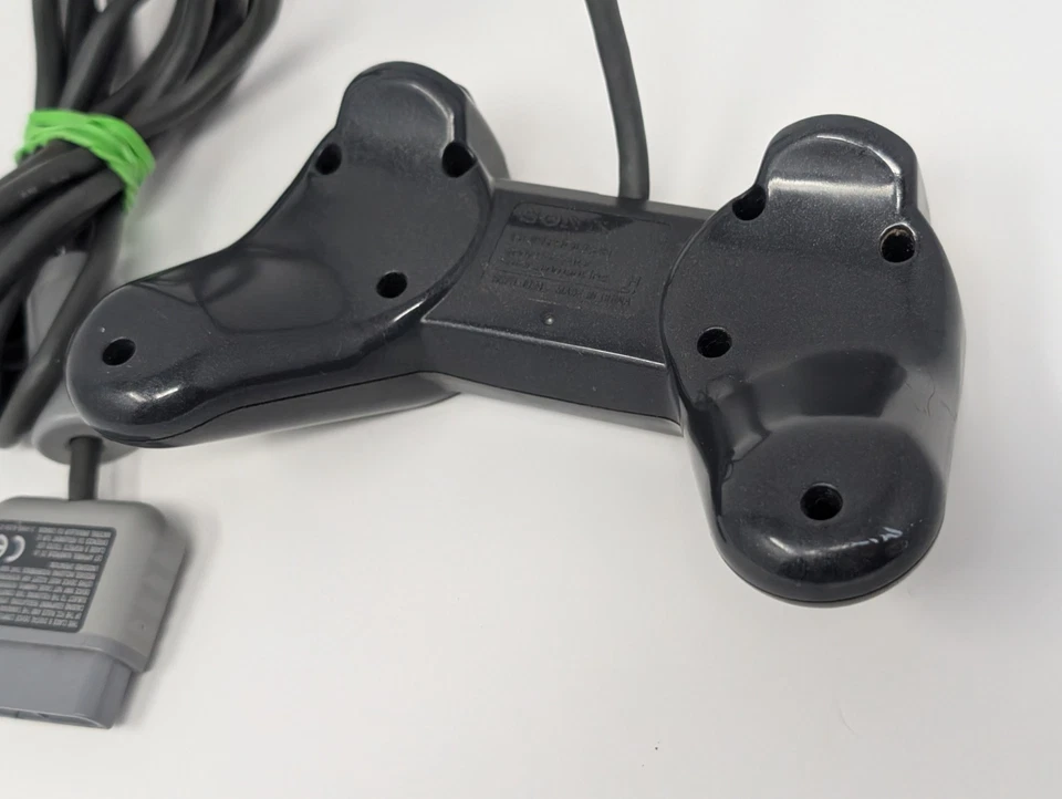 Sony PlayStation 1 Controller Black Glitter Original PS1 SCPH-1080 Control Pad - Image 2 of 2