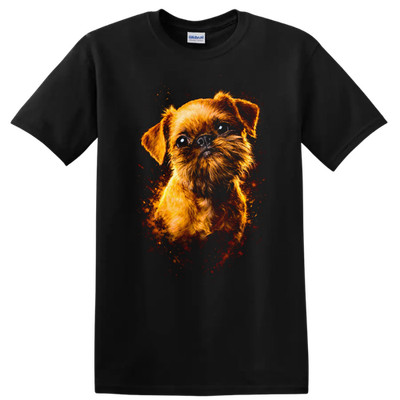 Dog Breed T Shirt Cute Playful Dog Face Design Funny Pet Lover Tee