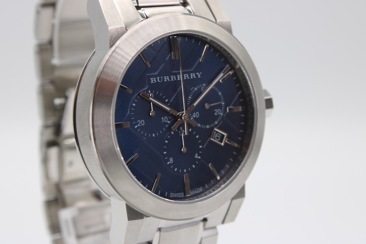 BURBERRY The City BU9363 Blue Dial Stainless Steel Men's Watch