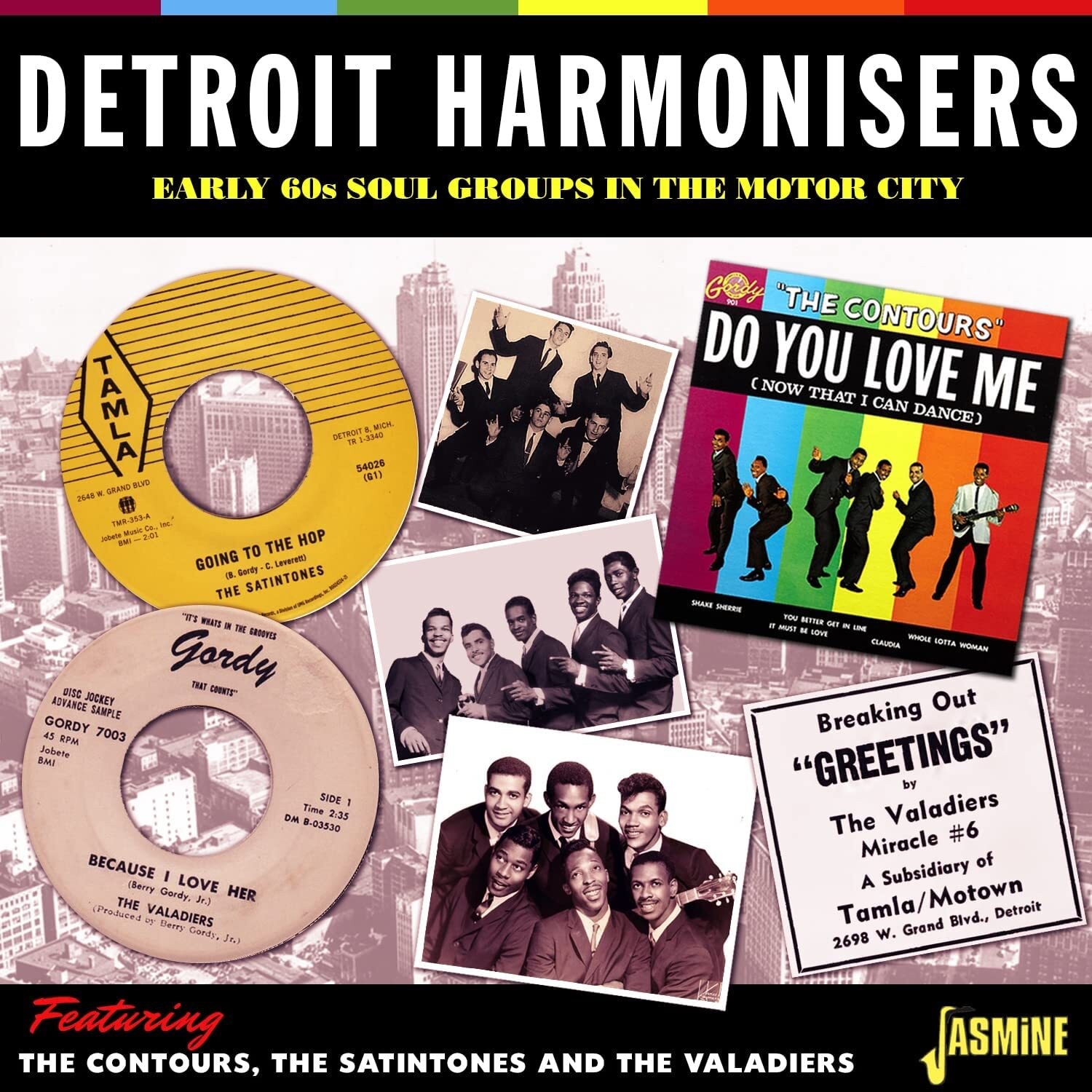 Различные исполнители Detroit Harmonizers: соул-группы начала 60-х в Motor Cit (CD)