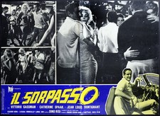 CINEMA-fotobusta IL SORPASSO gassman, spaak, RISI