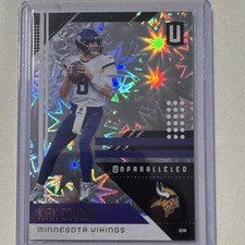 2018 panini unparalleled kirk cousins impact /75 #120 minnesota vikings nfl