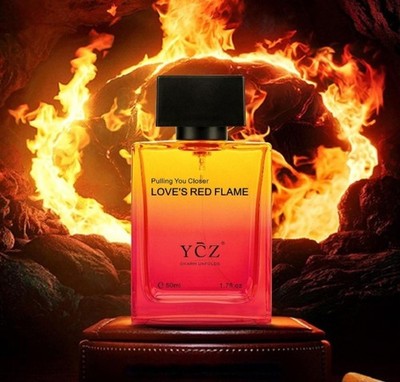 Ycz Love's Red Flame Eau de Parfum für Herren,1.7oz(50 ml) 