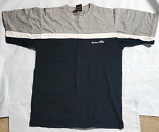 Vintage 90's Quiksilver Mens Small Logo Crew Neck Cotton T-Shirt Made In USA