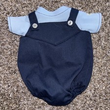 Cabbage Patch Kids Doll RARE Jesmar Spain Blue Shirt & Dark Blue Overalls