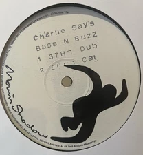 Charlie Say's – Bass N Buzz 12" Vinyl Moving Shadow Jungle drum'n'bass 1990 VG+