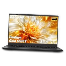 15.6 Inch Laptop Computer, Laptop with Gold 6500Y (Beat N5095, Up to 3.4GHz),