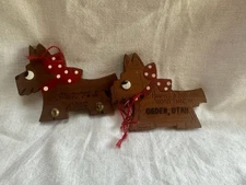 set 2  vintage SCOTTIE SCOTTY 1 postcard from UTAH 1 key holder WASH..
