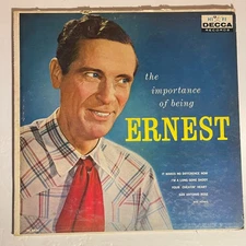 Ernest Tubb – The Importance Of Being Ernest Vinyl, LP 1959 Decca – DL 8834