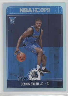 2017-18 Panini NBA Hoops Silver 43/199 Dennis Smith Jr #259 Rookie RC 0en