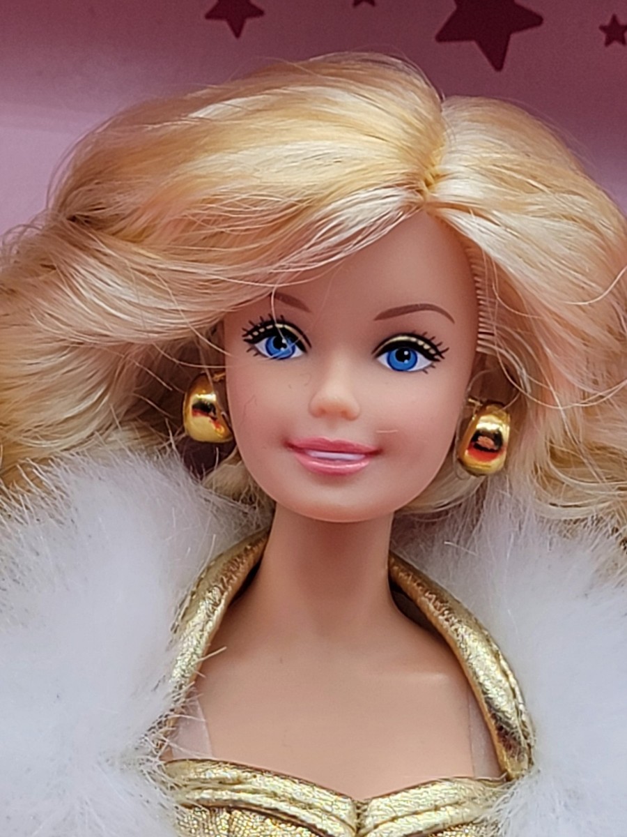 美品レア⭐️ ゴールドラブリー⭐️ 2015 Golden Dream Barbie Superstar Forever Reproduction Gold Label