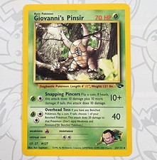 Wizards of the Coast Giovanni's Pinsir 24/132 Gym Challenge Rare Unlimited 70 HP