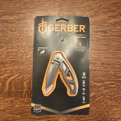 Gerber Paraframe I Folding Pocket Knife with Clip 3'' Blade Stainless 22-48445