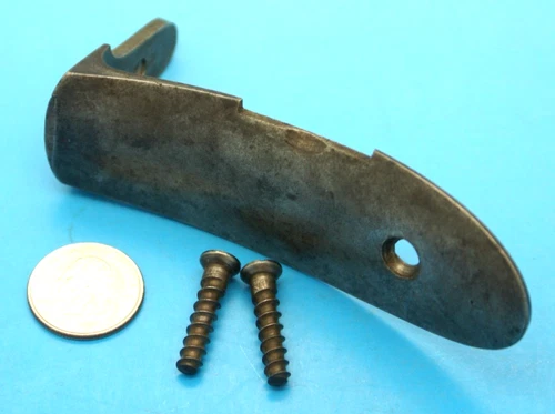 SHARPS CARBINE / RIFLE BUTTPLATE & SCREWS - CIVIL WAR ERA ORIG ANTIQ