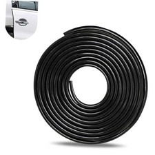 Car Door Edge Guards, 16ft Rubber Seal Car Door U-Shape Edge 1 PC Black