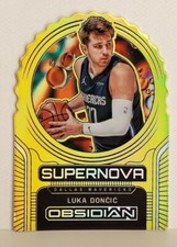 2020-21 Panini Obsidian Luka Doncic SSP YELLOW FLOOD SUPERNOVA REFRACTOR MVP 🌠
