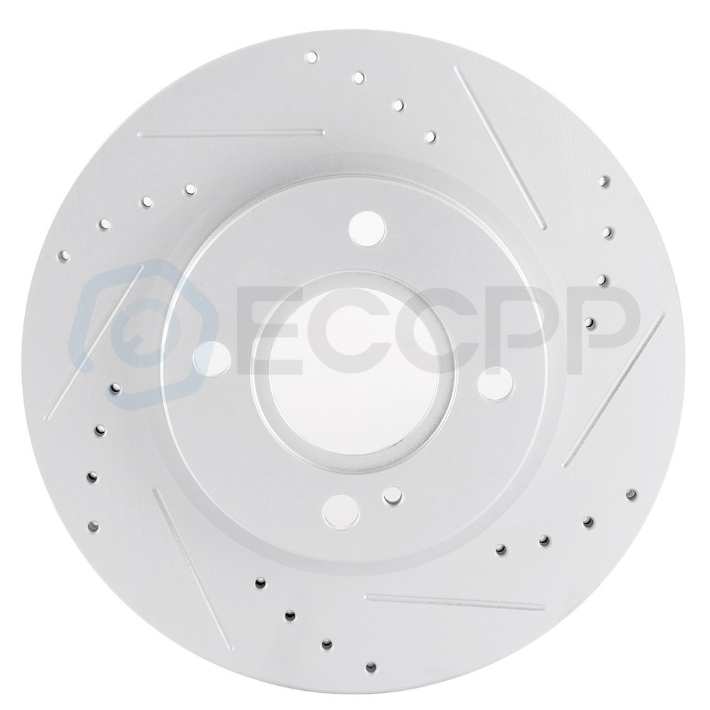 Front Ceramic Brake Pads And Rotors For 11 12 13 14 15-19 Ford Fiesta