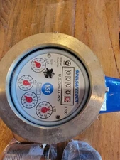PULSAFEEDER MTR300-G, 0.75-50 gpm 1” NPT Inline Mechanical Flowmeter