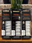 Sally Hansen Salon Effects Perfect Manicure White Glitter Almond Nail Sets (3)