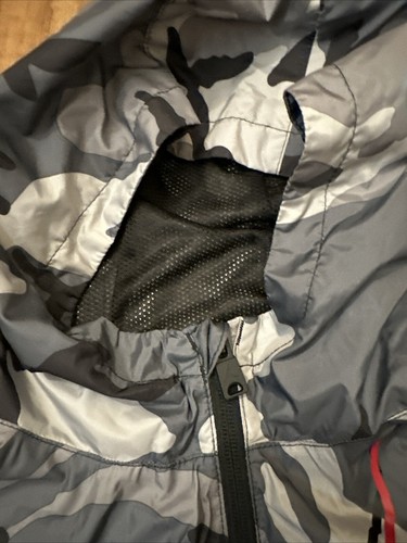 Air Jordan Jacket Youth Size Medium Full Zip Camouflage Basketball Light Hooded - Picture 3 of 10