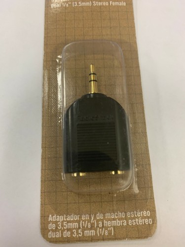 RadioShack GoldPlated YAdapter 1/8 Inch Stereo Jackto1/8 Inch Stereo Plug - Picture 3 of 8