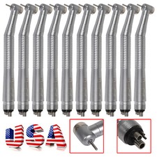 10PCS Dental High Speed Handpiece Push Button Standard 4 hole NSK Style SEASKY