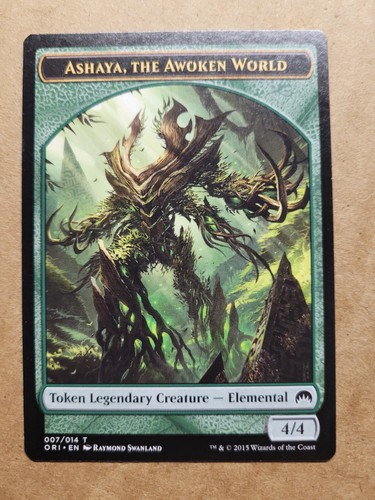 MTG Token - Ashaya, the Awoken World (007/014) Magic Origins LP 7 BULK DISCOUNT