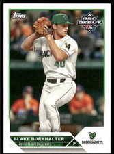 2023 Topps Pro Debut #PD-187 Blake Burkhalter
