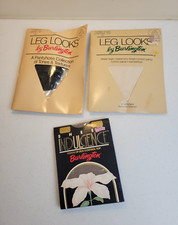 Vintage Pantyhose Burlington Black Taupe Hosiery Sandalfoot Long Lot of 3 Unused