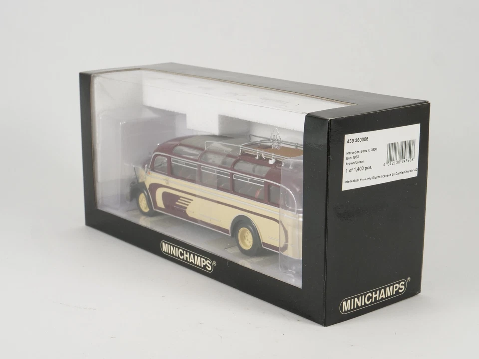 MINICHAMPS Mecedes Benz O 3500 Autobus 1953 439 360006 - Immagine 2 di 4
