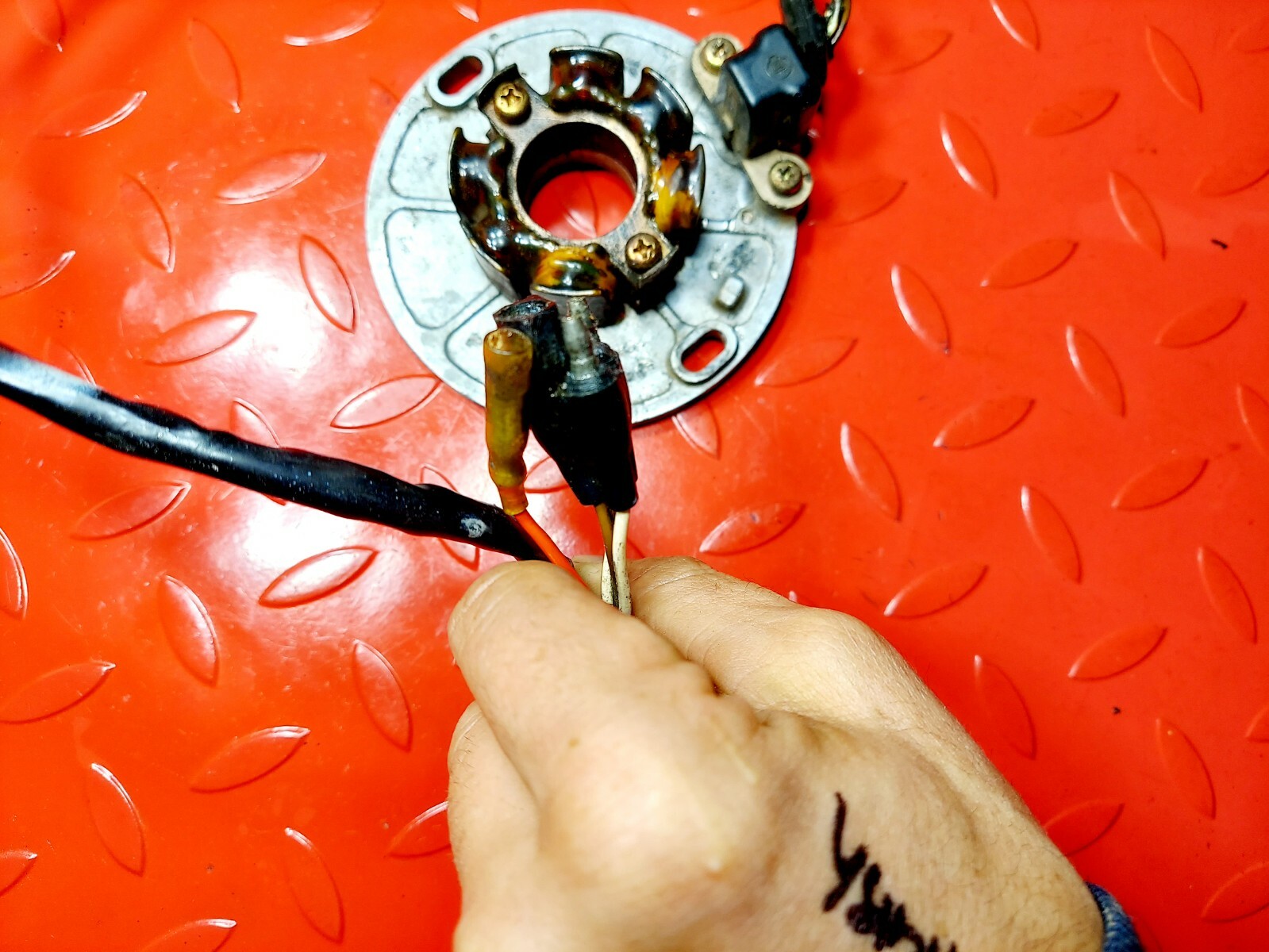 yamaha yz125 1987 stator yz125 ignition yz 125 1987 stator 2HG85510K0