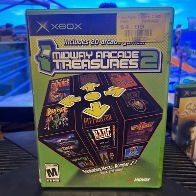 Midway Arcade Treasures 2 (Microsoft Xbox, 2004) Tested Read ...