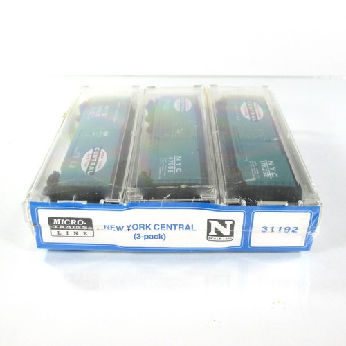N Scale *NEW YORK CENTRAL* Box Car Set #47056, 78926, 176252 -Micro Trains 31192 - Picture 2 of 4