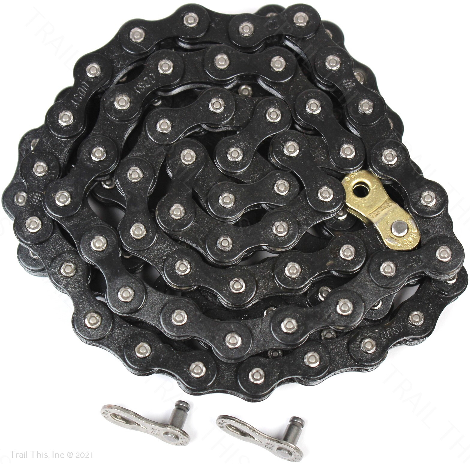 Odyssey Bluebird 1/8" Single-Speed Bike Chain Black 112-Links