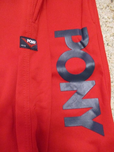 NWT US PONY Boys Red Fleece Basketball Shorts Size XL - Picture 3 of 4
