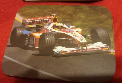 4 1999 Vintage Formula 1 Coasters by Carefree Coasters Hill Jordan Herbert F1 - Picture 5 of 6