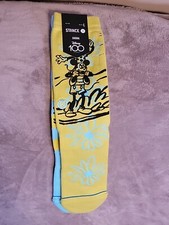 STANCE LARGE 9-13 Men's Blue Tandem by Russ Disney 100 Casual Crew Socks