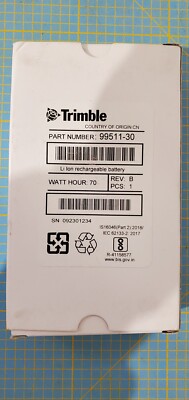 Trimble 99511-30 Li-Ion Battery 10,8V 69,12Wh _0.4_5